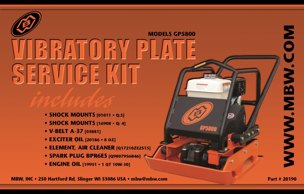 

GP5800H Service Kit