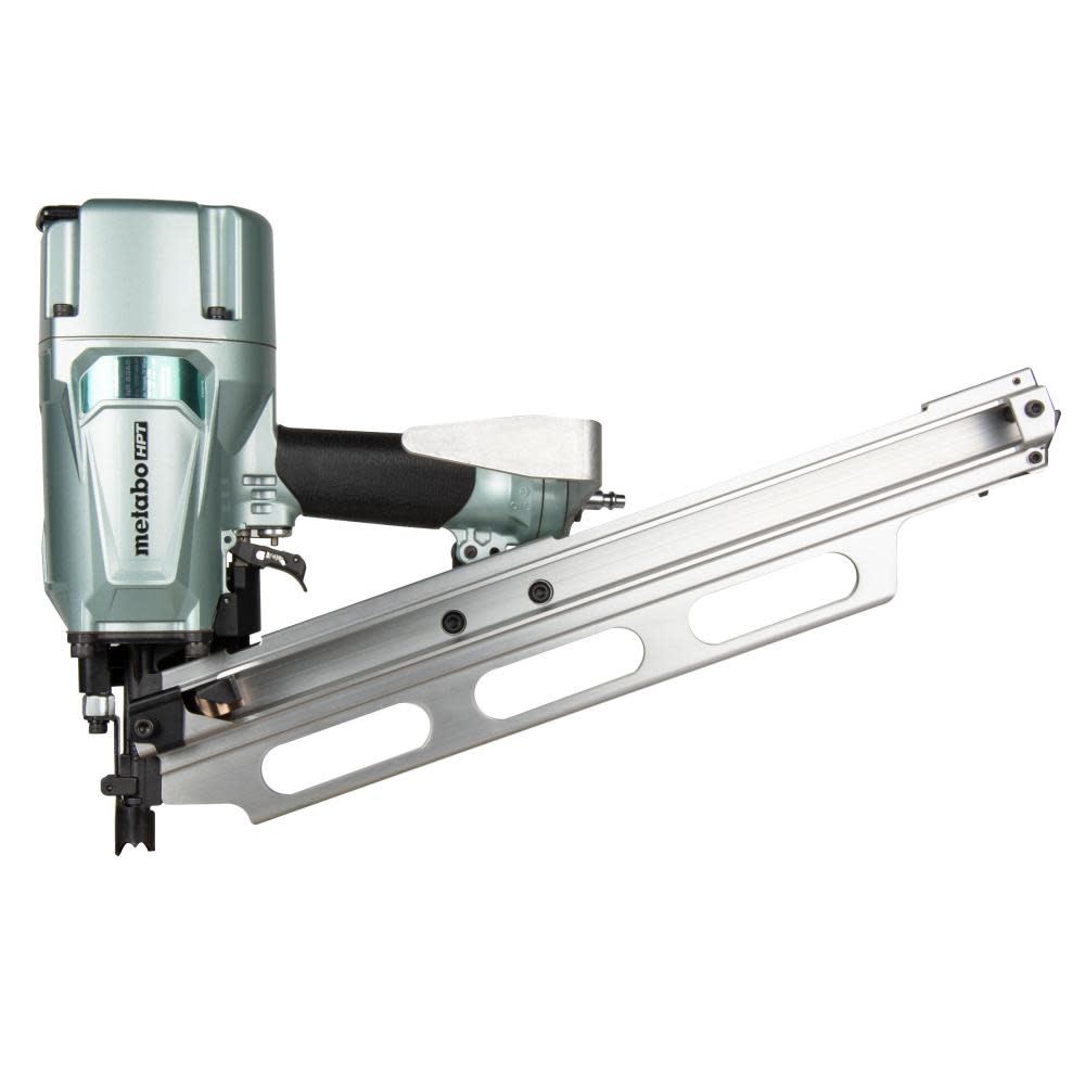 

Metabo HPT 3 1/4" 21 Degree Pneumatic Framing Nailer with Depth Adjustment & Aluminum Magazine