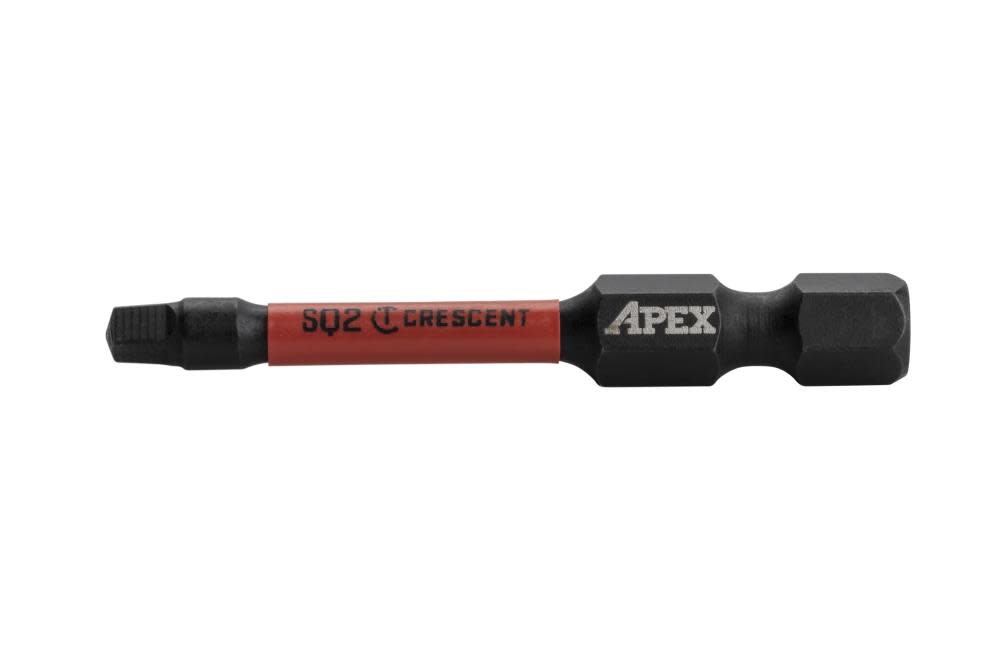 

Crescent APEX #2 Square Vortex Impact Power Bit - 2 Pack
