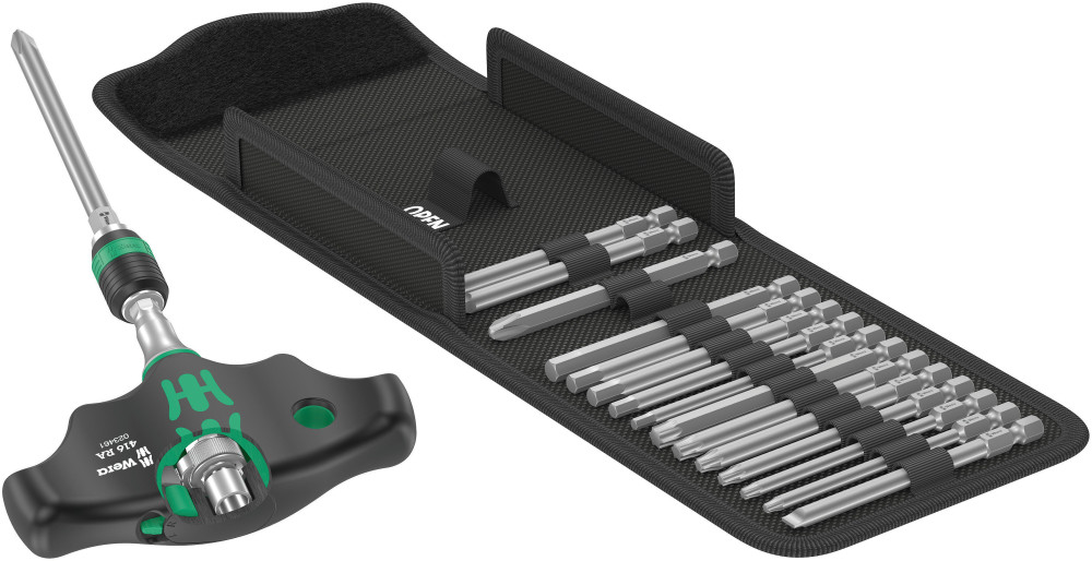 

Wera Tools 17pc Kraftform Kompakt 400 RA Imperial Set 1