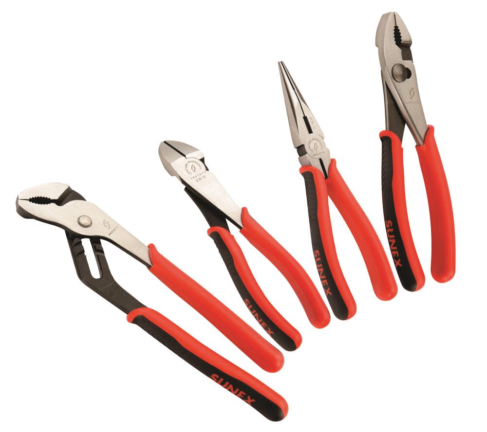 

Sunex 4 Pc Multi Purpose Pliers Set