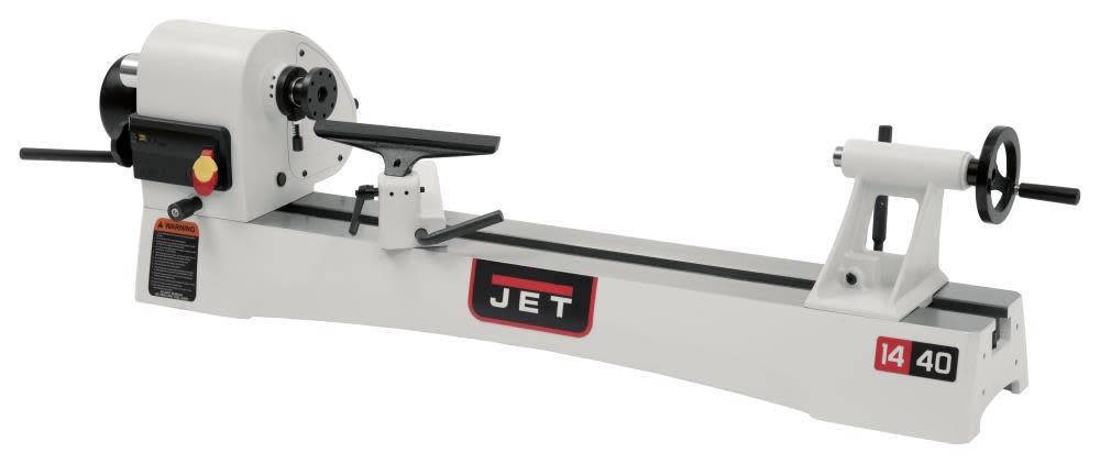 

JET 14 In. x 40 In. Variable Speed Wood Lathe