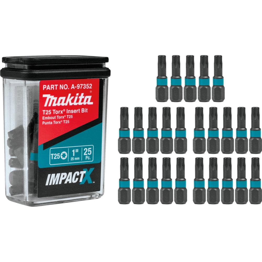 

Makita Impact X T25 Torx 1 Insert Bit 25/pk