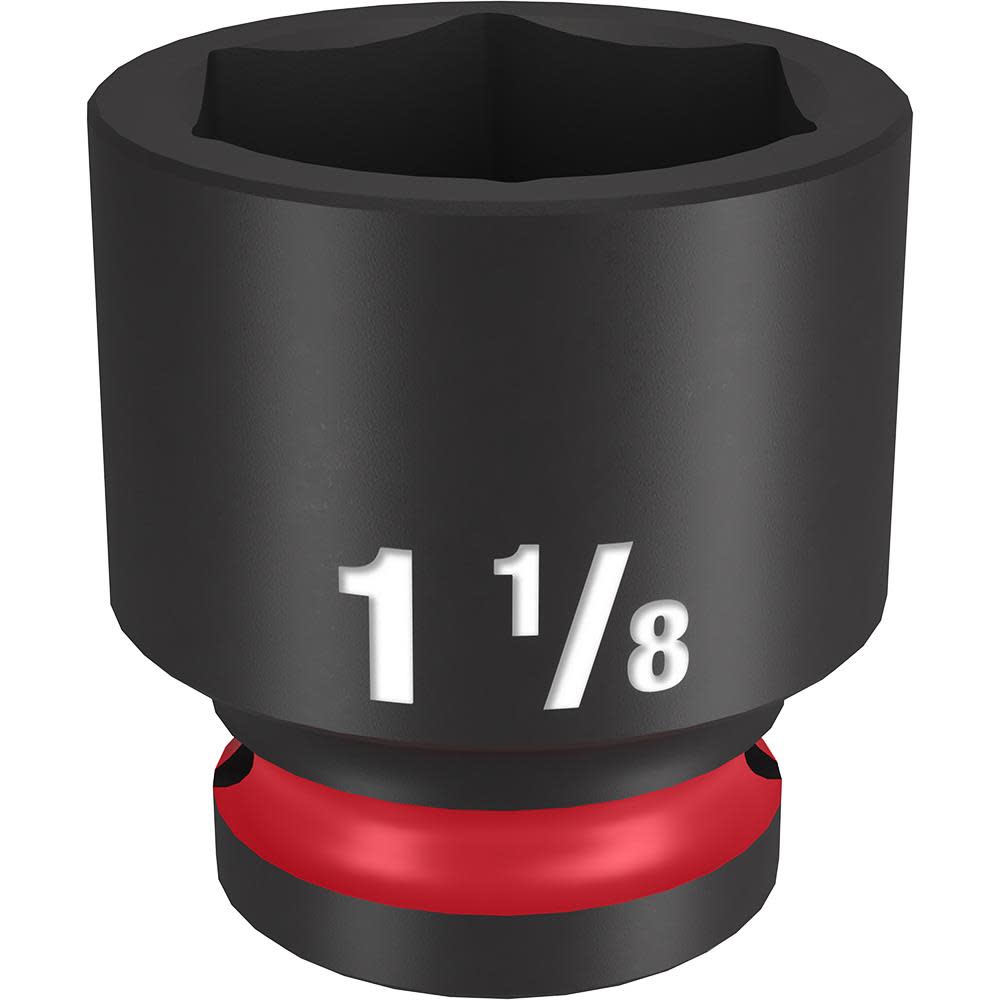 

Milwaukee Impact Socket 1/2" Drive 1 1/8" Standard 6 Point