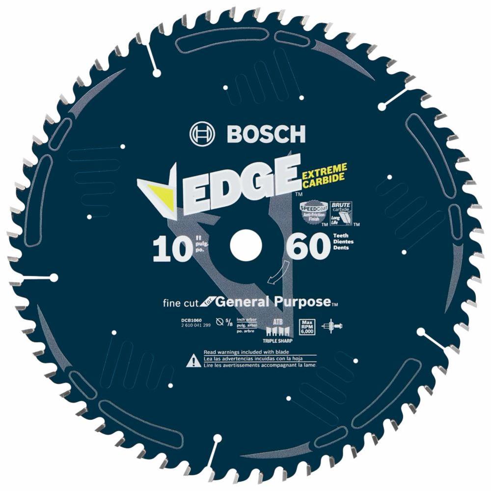 

Bosch 10 In. 60 Tooth Edge Circular Saw Blade for Fine Finish