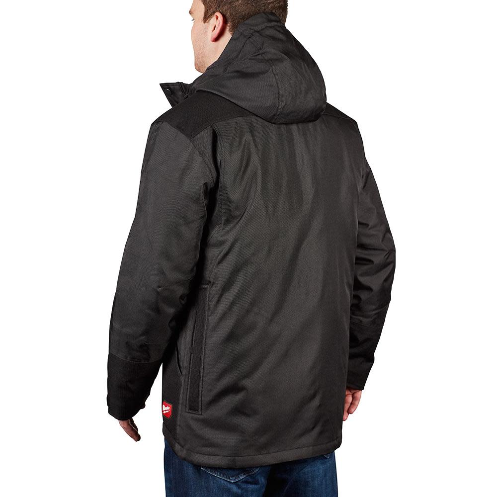 Milwaukee M12 Heated Jacket Axis Layering System With Gridiron Workshell Kit Black Large 255b 21l From Milwaukee Acme Tools