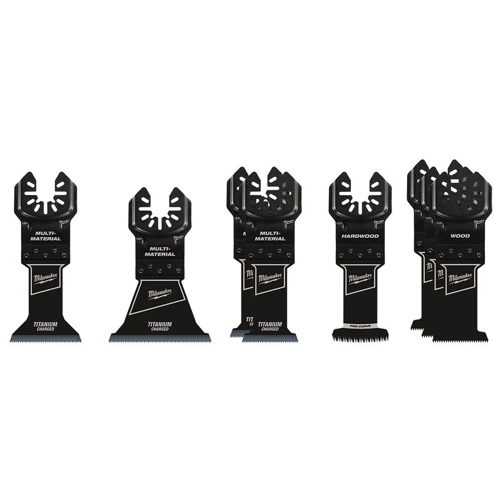 Milwaukee MILWAUKEE OPEN-LOK 8 Piece Multi-Tool Blade Set