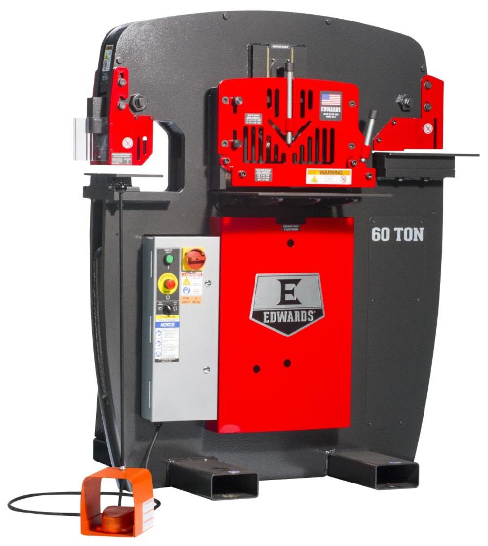 

Edwards 60 Ton Ironworker 3 Phase 460 Volts