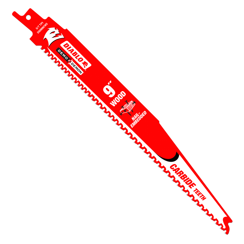 

Diablo Tools 9" Demo Demon Carbide Recip Blade for Nail-Embedded Wood