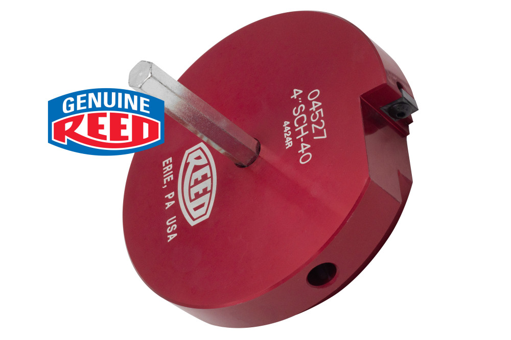 REED PPR400 Plastic Pipe Fitting Reamer, 4-Inch