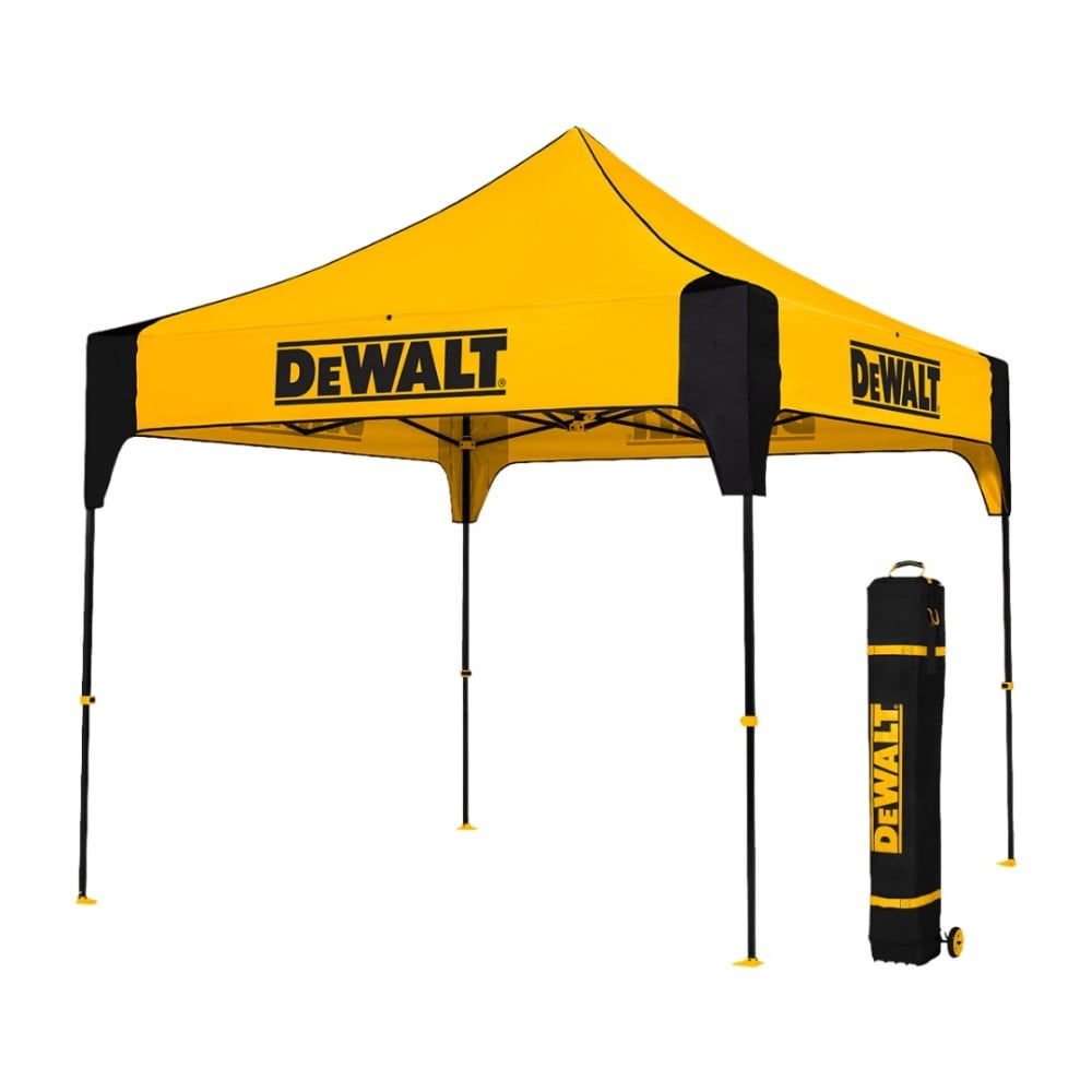 DEWALT E-Z UP 10 Ft. x 10 Ft. Steel Frame Work Shelter