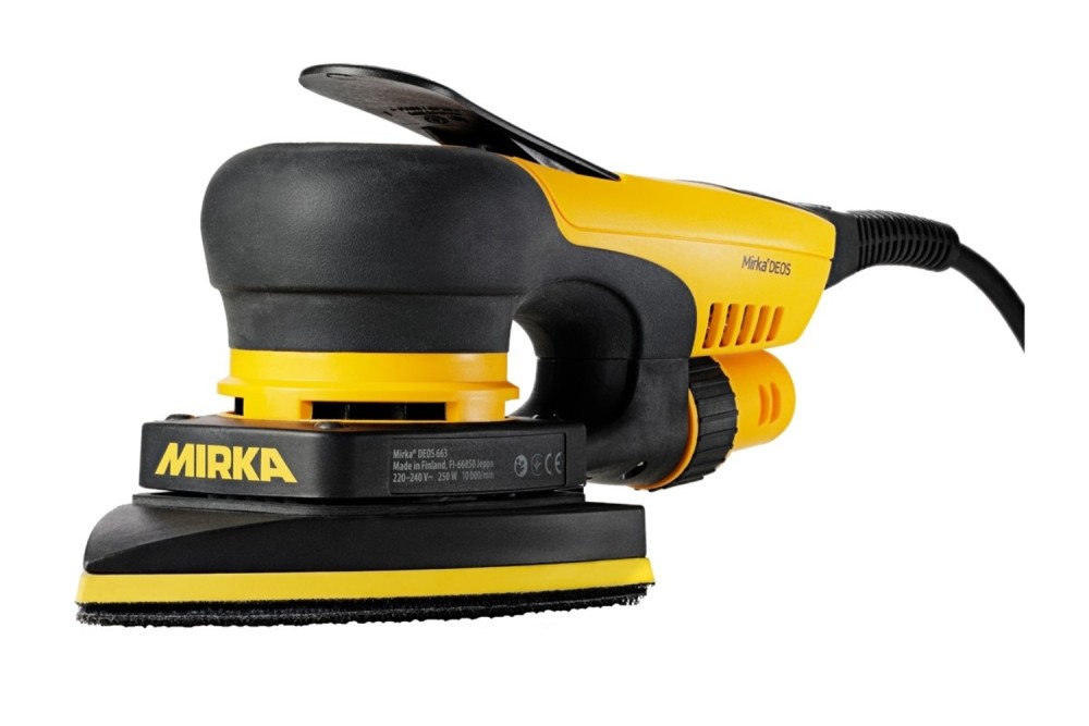

Mirka 3mm DEOS Direct Electric Orbital Sander- 4" x 6" x 6"
