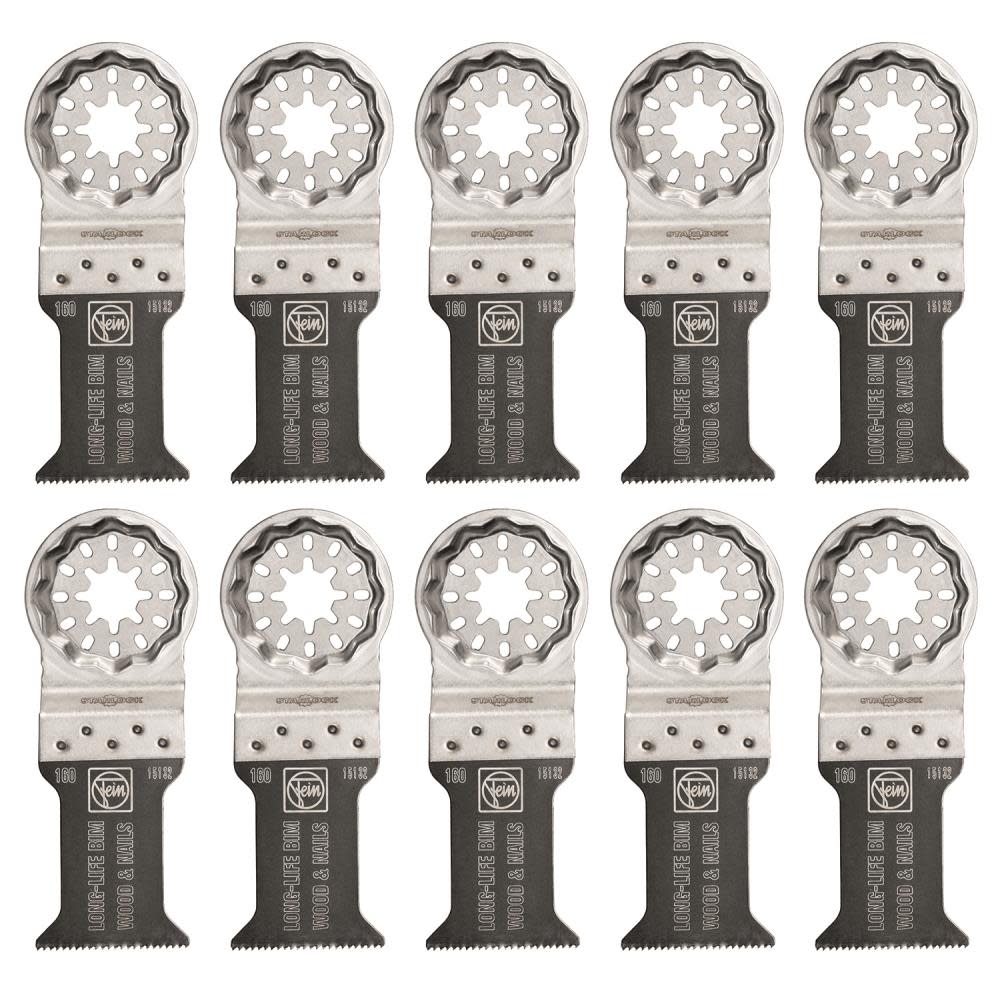 

Fein StarLock E-Cut 160 Long-Life Saw Blade with Bi Metal Teeth Set for All Woods Drywall and Plastic Materials
