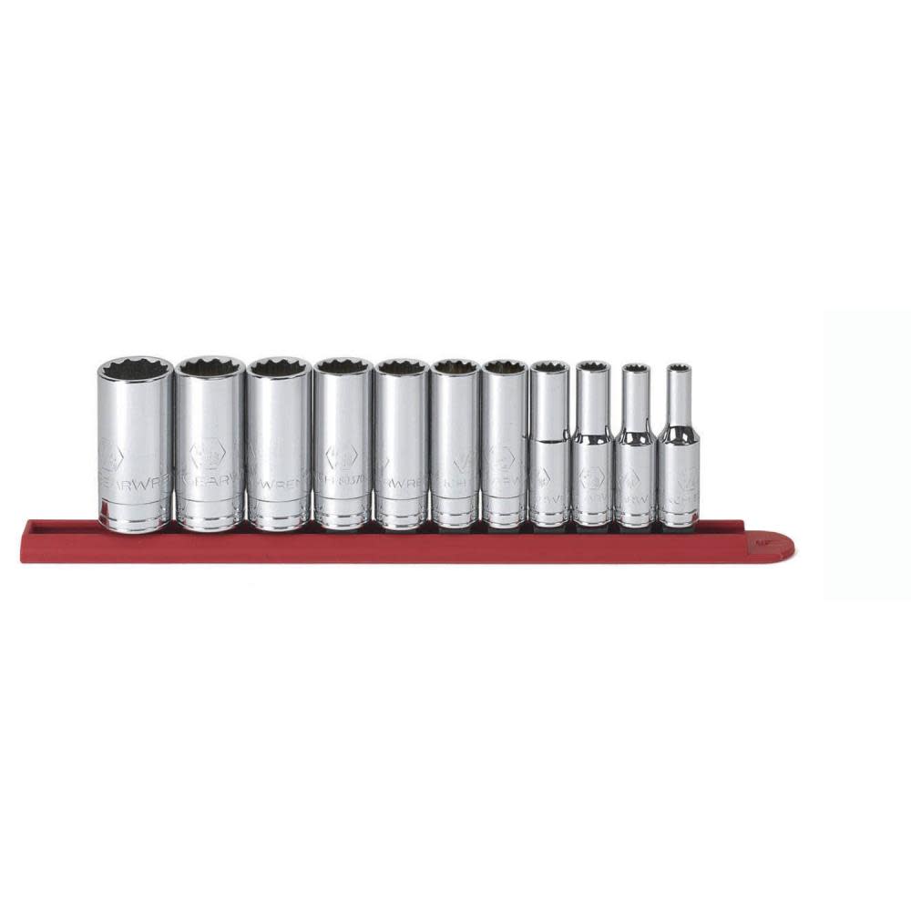 

GEARWRENCH 11 Pc 3/8" Drive 12 Point Deep SAE Socket Set