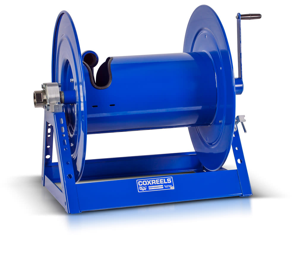 

Coxreels Hand Crank Hose Reel 1 1/2" x 50' Hose Capacity 1500PSI Hose Not Included