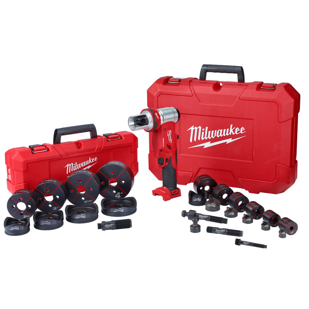Milwaukee M18 FORCE LOGIC 6 Ton Knockout Tool 1/2 Inch - 4 Inch (Bare Tool)
