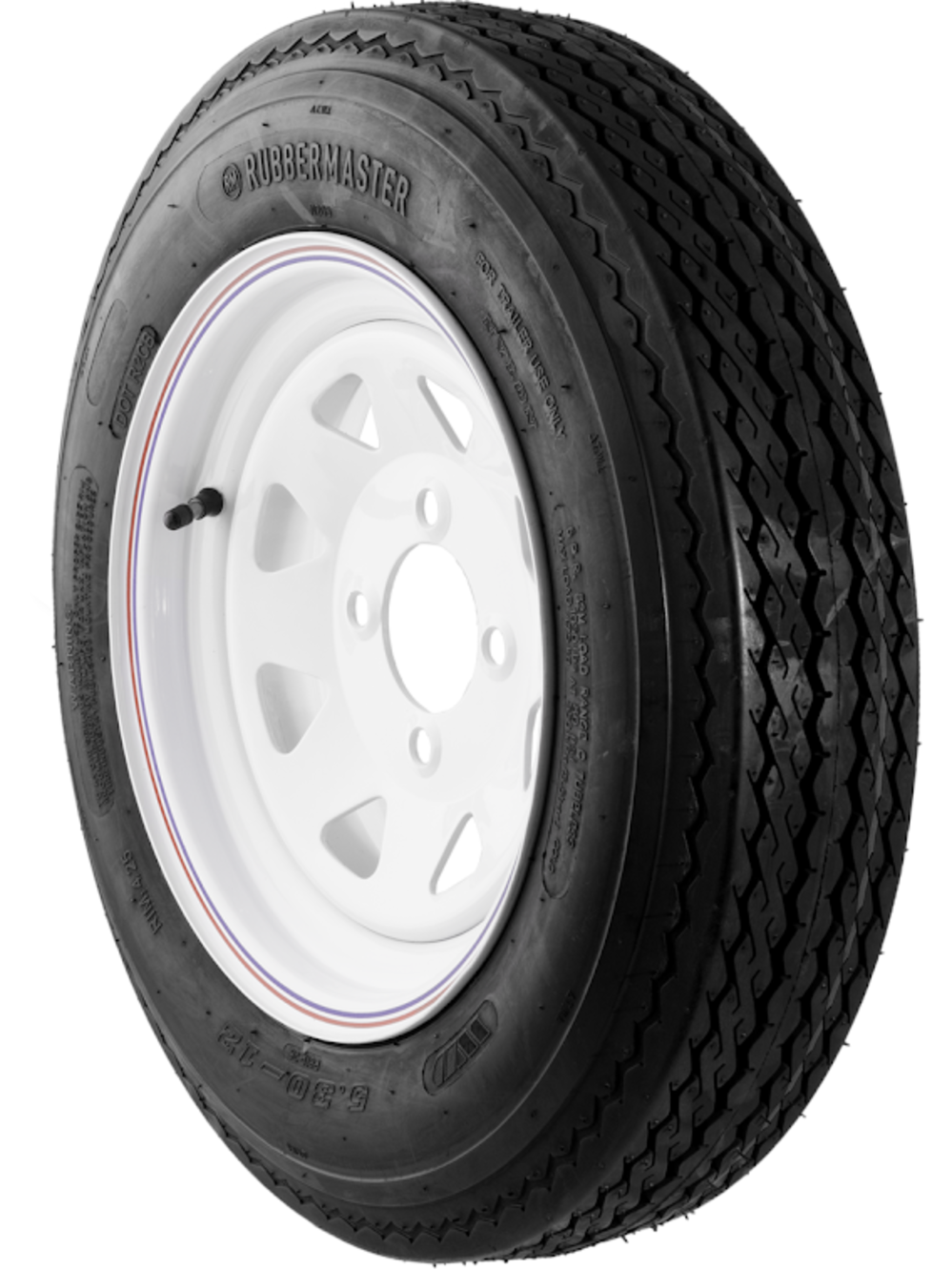

Rubbermaster Tire H78-15 8P TL & MTD 15 x 6 5 on 4.5 SPOKE