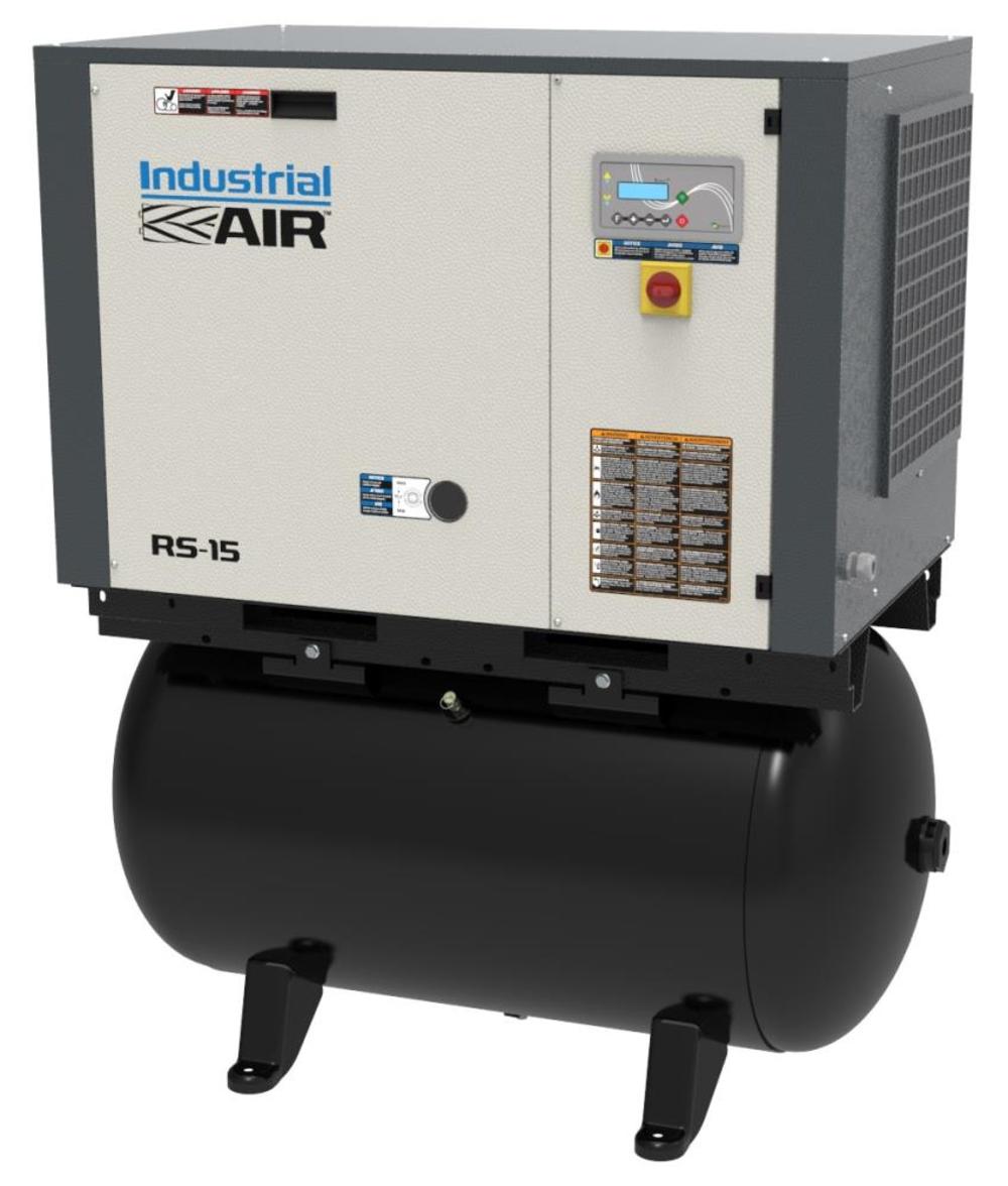 

Industrial Air 80 Gallon 15HP Rotary Screw Compressor