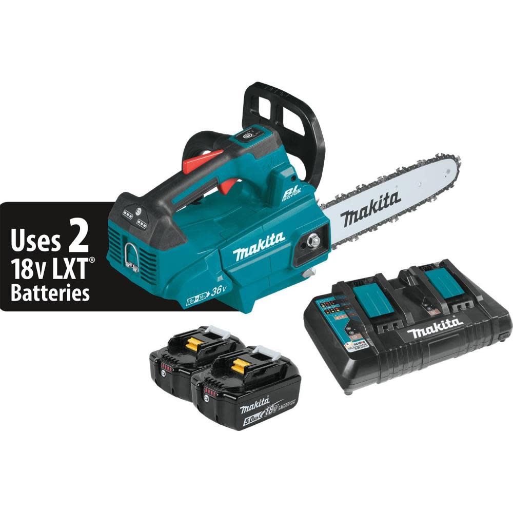 

Makita 18V X2 (36V) LXT Lithium-Ion Brushless Cordless 14" Top Handle Chain Saw Kit (5.0Ah)