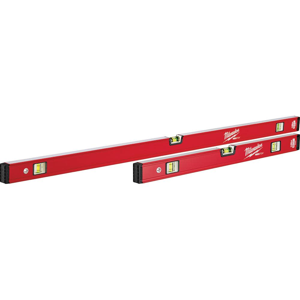 

Milwaukee 24 in./48 in.REDSTICK Compact Box Level Set