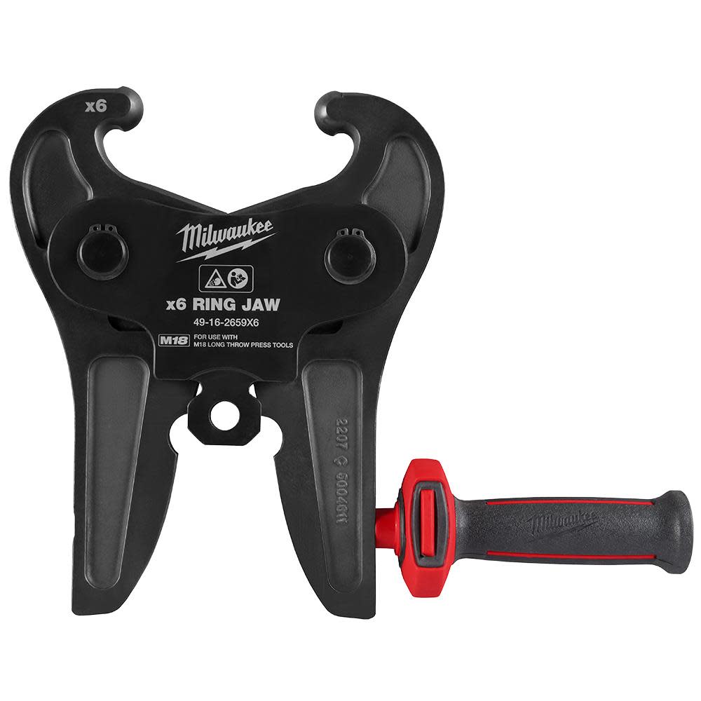 Milwaukee X6 Ring Jaw for M18 FORCE LOGIC Long Throw Press Tool