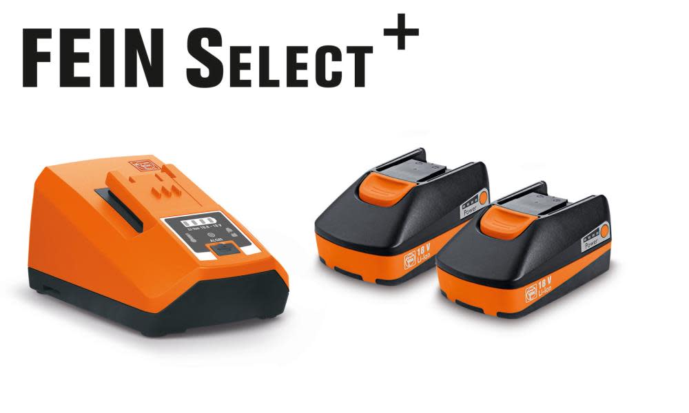 

FEIN Two 18v battery set with ALG 80 charger