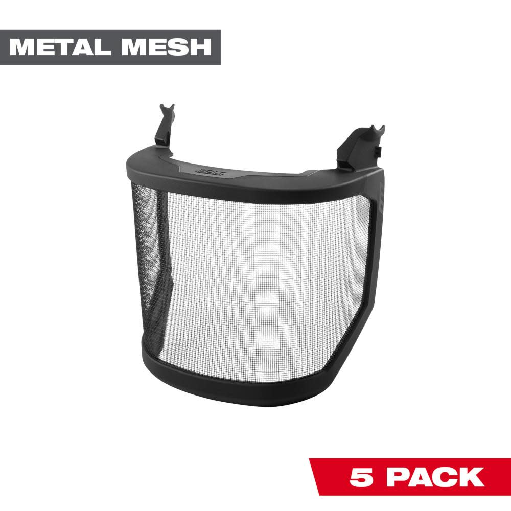 Milwaukee 5pk Mesh Shield Replacement No brim Helmet Only Mount