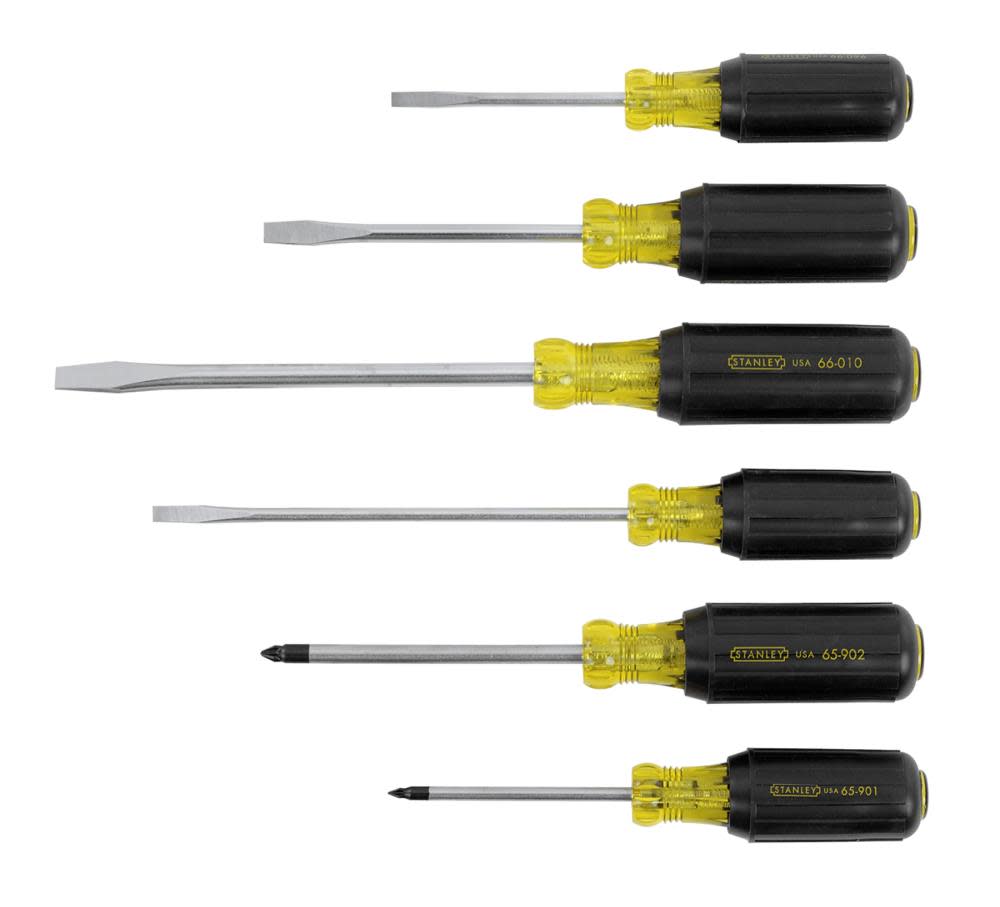 

Stanley 6 Piece Vinyl Grip PRO Screwdriver Set