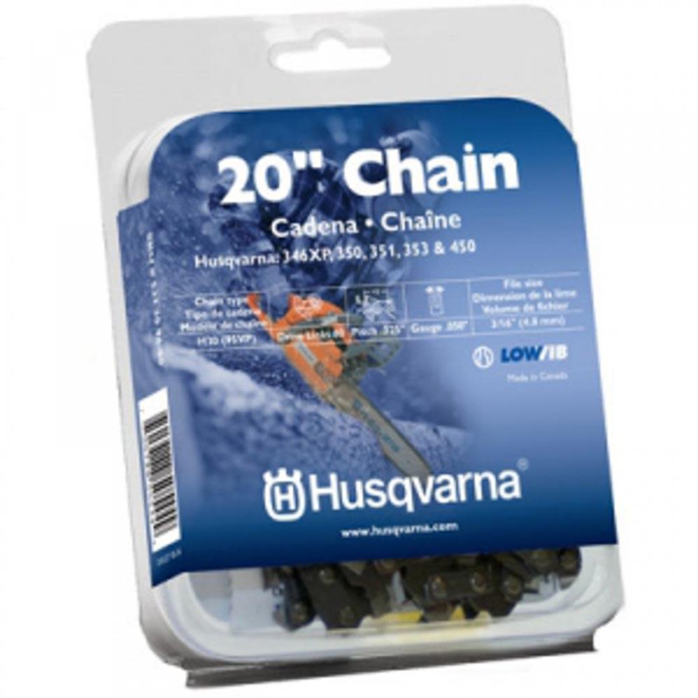 

Husqvarna 20" Replacement Chain - 0.325" Pitch and 0.050" Gauge