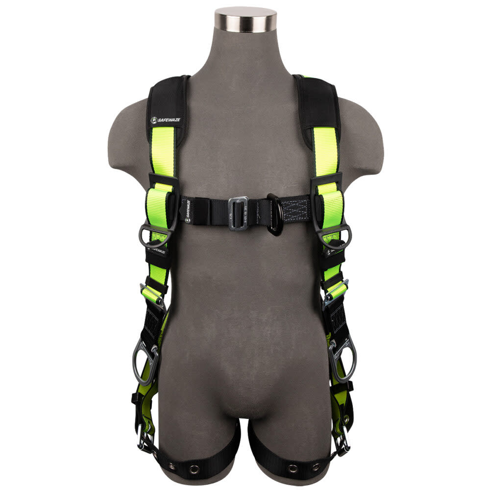 Safewaze PRO Full Body Harness: 3D, MB Chest, FD, TB Legs 019-1063 ...