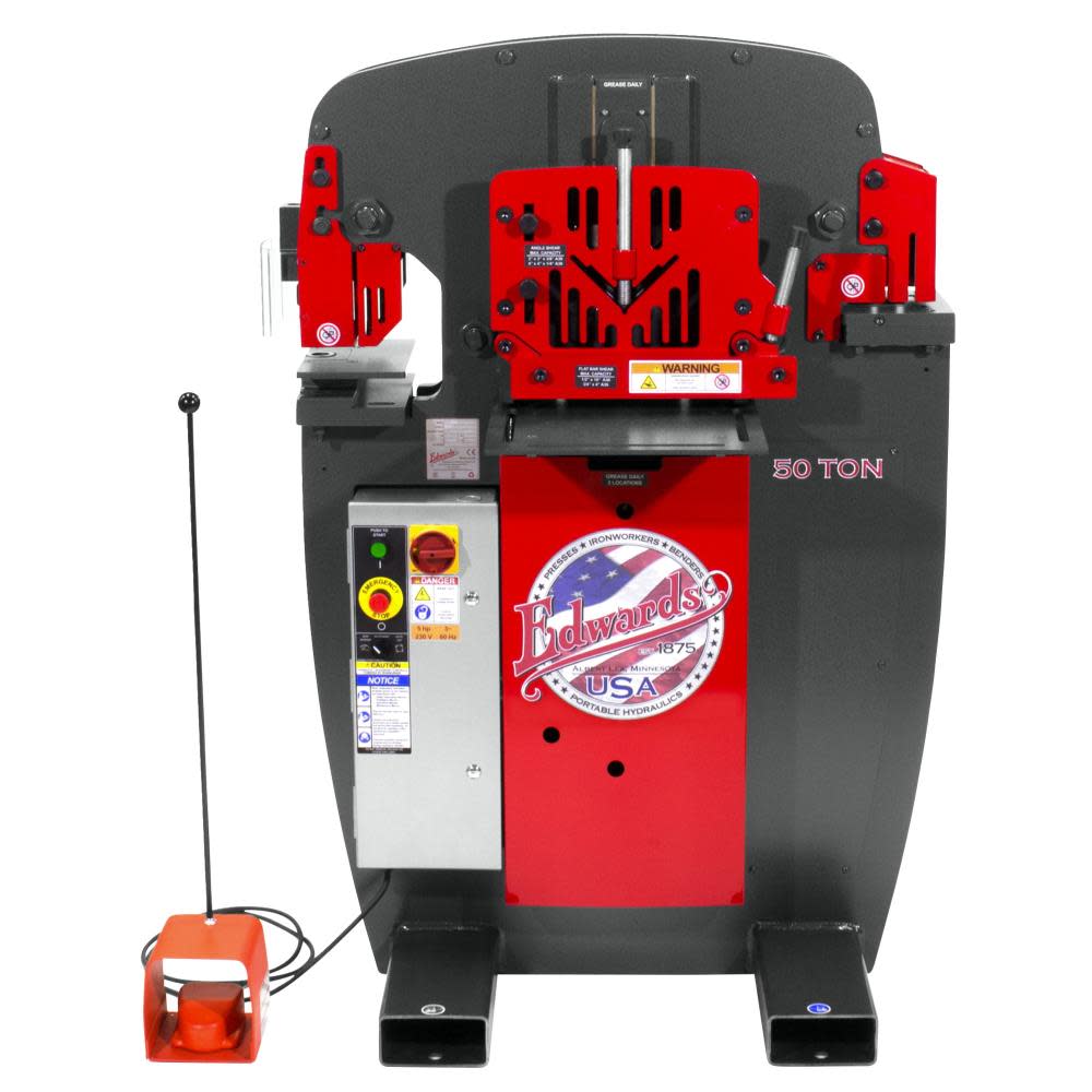 

Edwards 50 Ton Ironworker 3 Phase