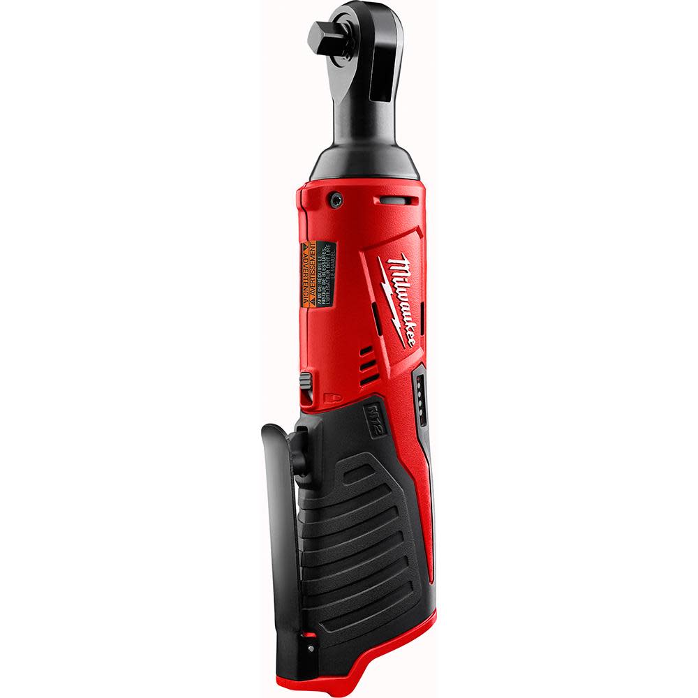 Milwaukee M12 Cordless 3/8 In. Ratchet (Bare Tool) image number null
