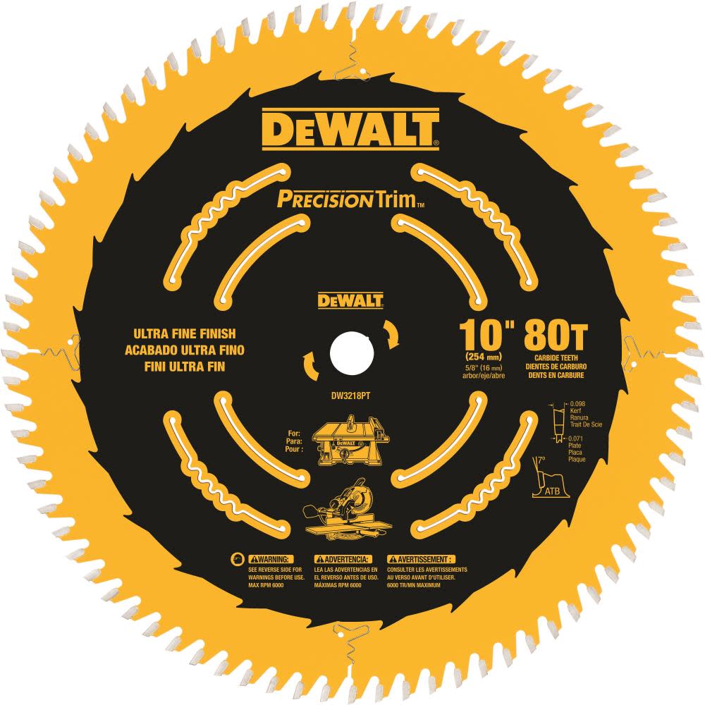 

DEWALT Precision Trim Saw Blades