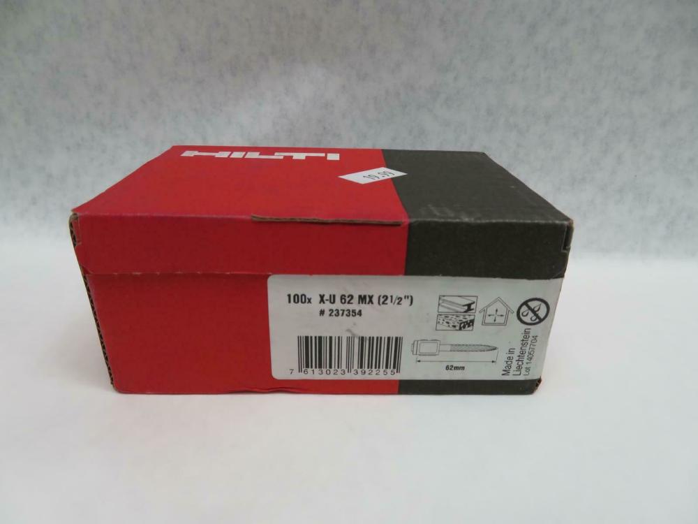 Hilti Knurled Point X-U 62 MX Nail+L25 Collated Premium
