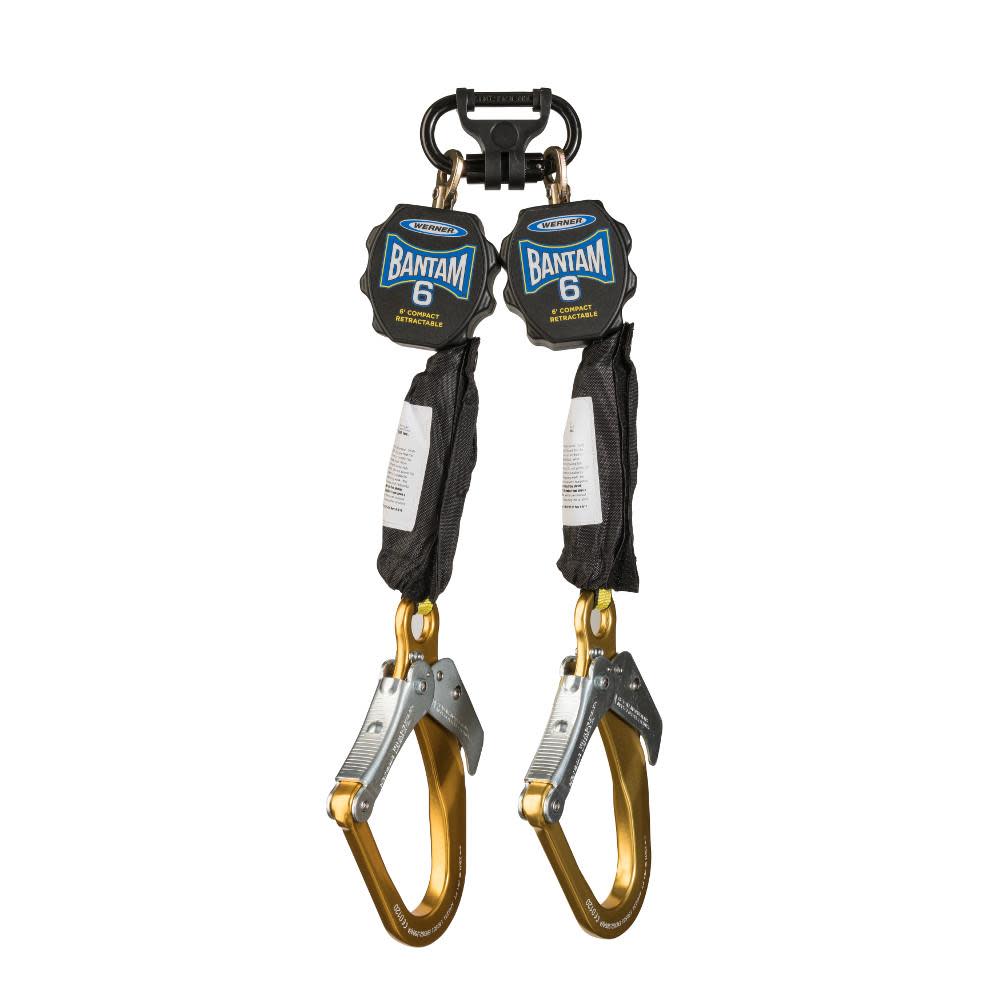 Werner 6 Ft. Bantam Web Self-Retracting Lifeline with Aluminum Rebar