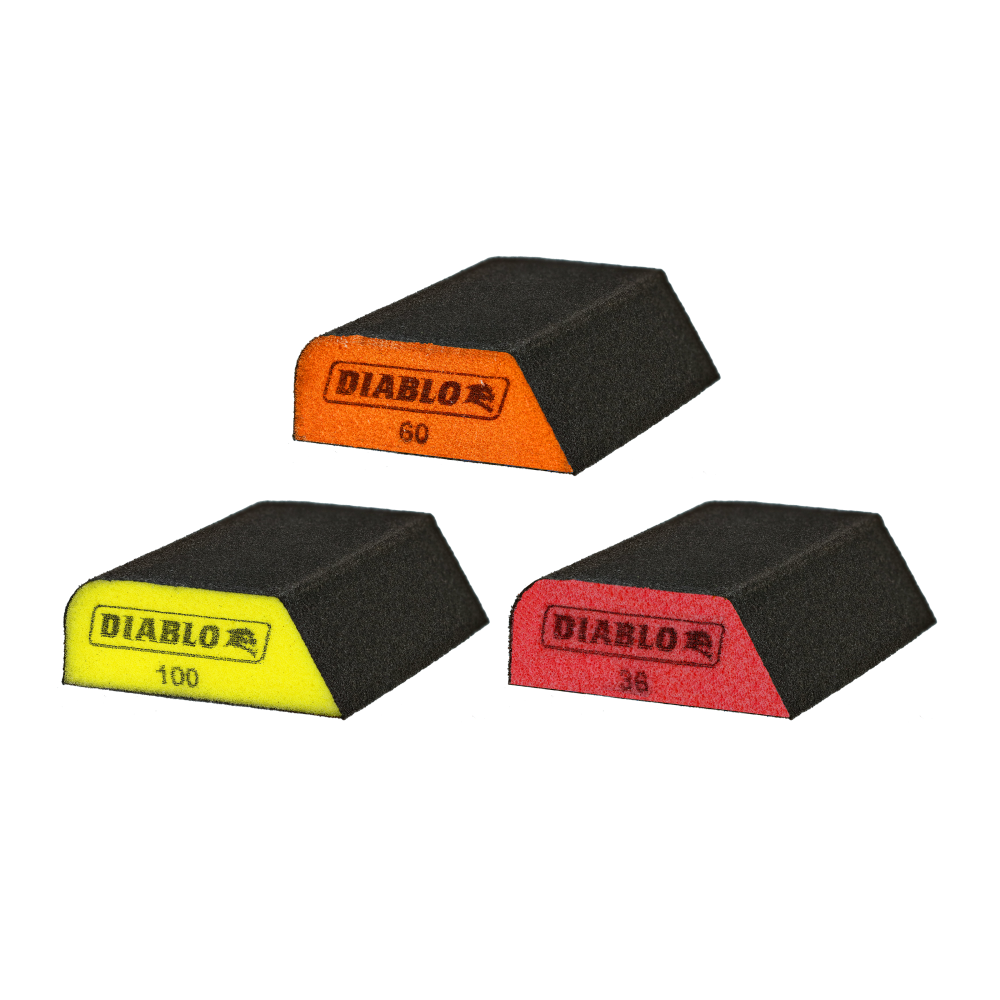 

Diablo Tools Dual Edge Assorted Pack Sanding Sponge 3pc