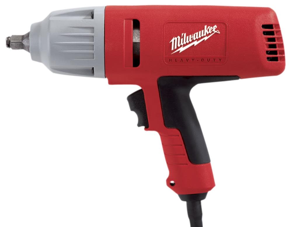 

Milwaukee 1/2" Square Drive Impact Wrench with Rocker Switch & Friction Ring Socket Retention
