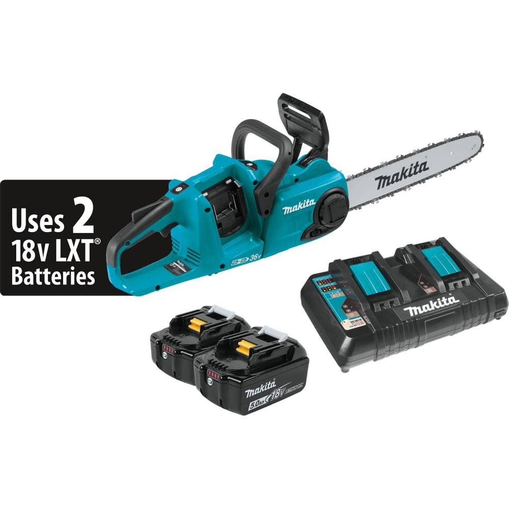 

Makita 18V X2 LXT Lithium-Ion (36V) Brushless Cordless Chain Saw Kit (5.0Ah)