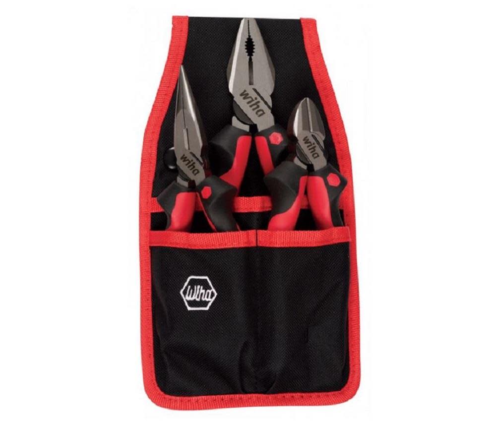 

Wiha Industrial SoftGrip Pliers & Cutters Set 3 Piece