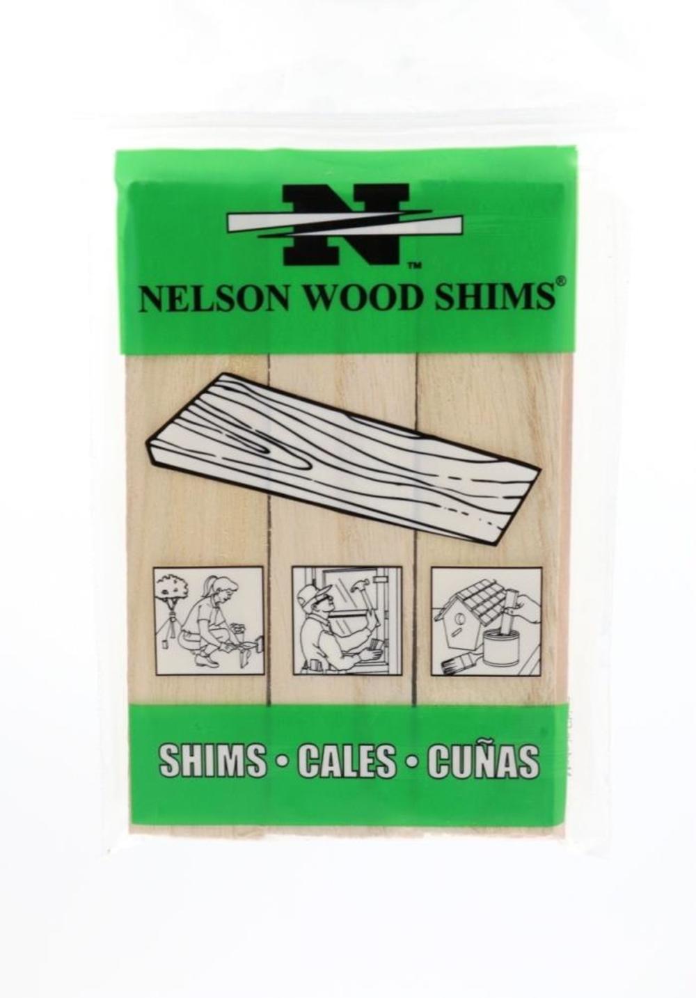 

Nelson Wood Shims 6" Pine Shims 9pk