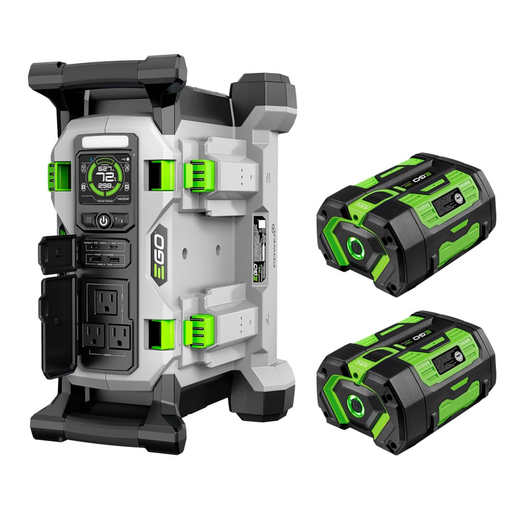 EGO NEXUS 1400W Portable Power Station Kit Includes Two 6 Ah Batteries