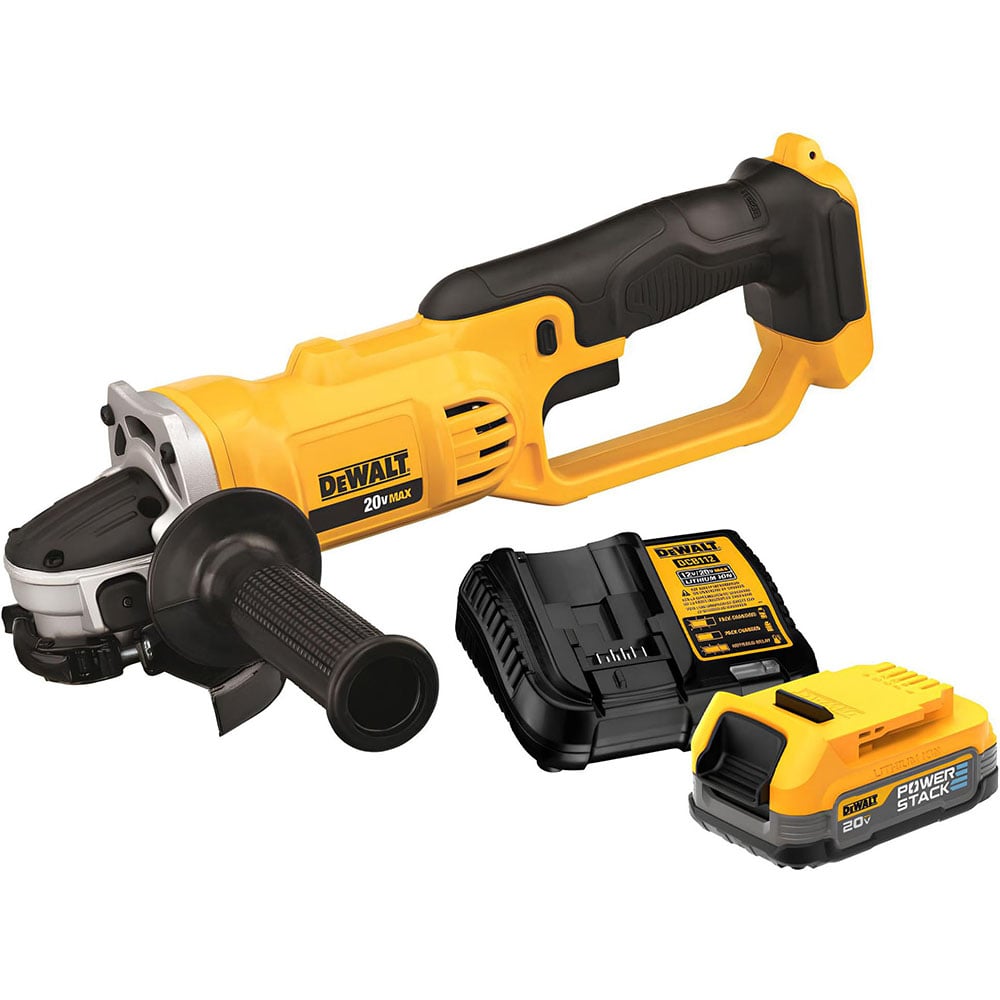 View DEWALT 4.5/5in Cut-Off Tool with POWERSTACK 20V MAX Battery & Charger Kit Bundle