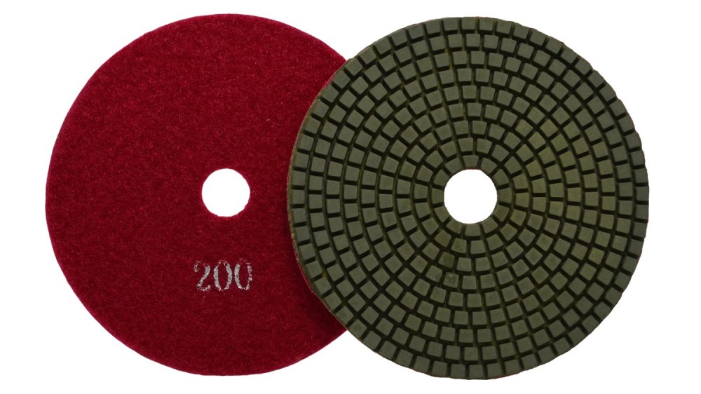 

National Flooring Equipment 5 In. Polishing Pad - Resin Bond - 200 Grit