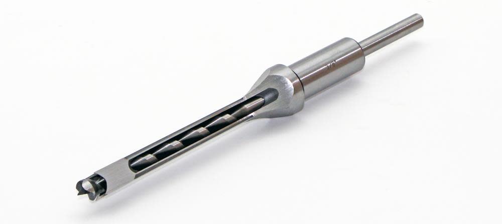 Fisch Mortise Chisel & Bit Set – 1/2” X 5/8” X 7-1/4”, Made In Austria, For Square Holes