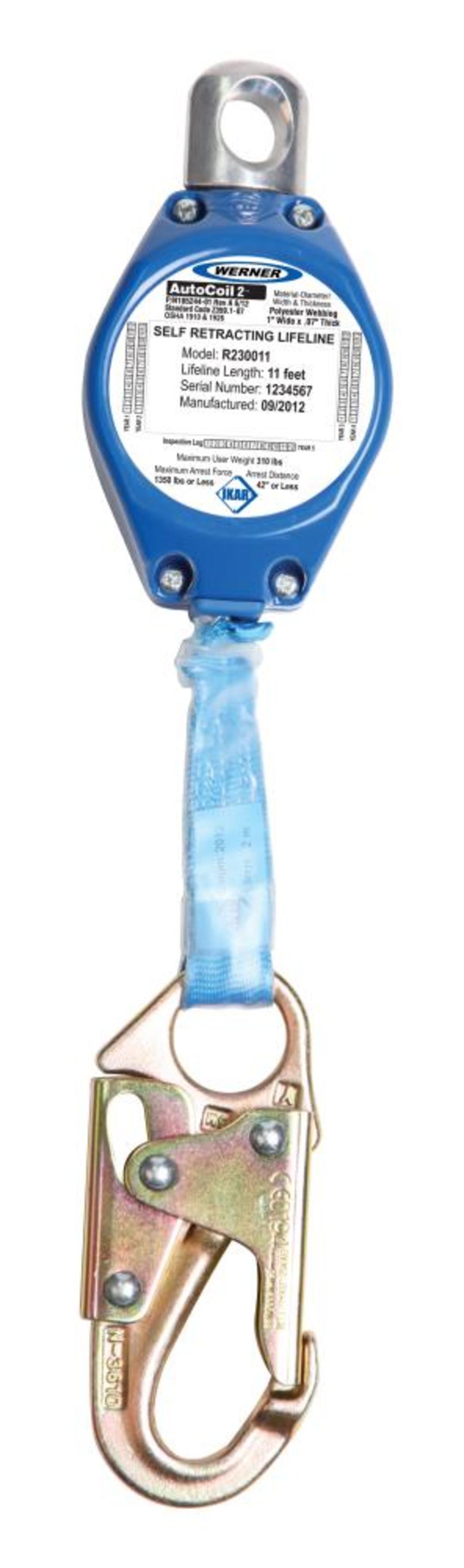 

Werner AutoCoil2 11 Ft. Web Self Retracting Lifeline