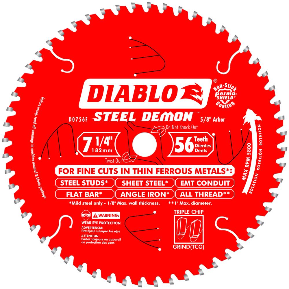 

Diablo Tools Steel Demon Metal Cutting Saw Blade