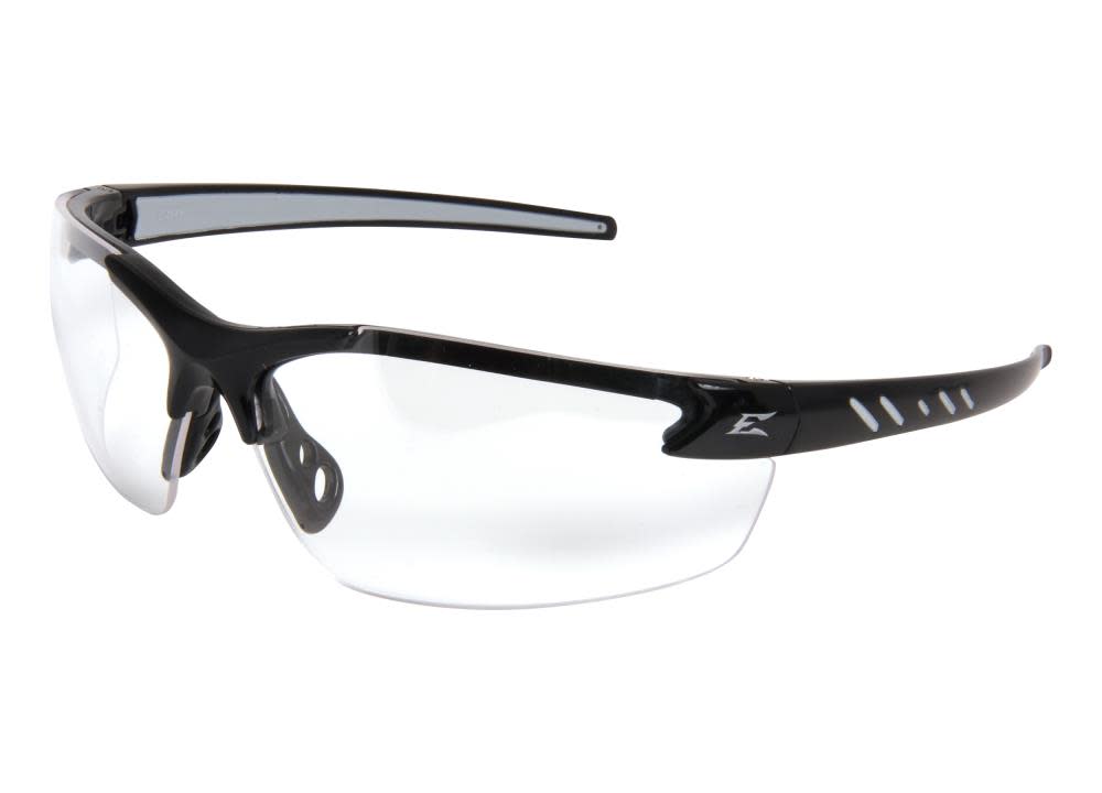 

Edge Zorge G2 Safety Glasses Black Frame Clear Lens