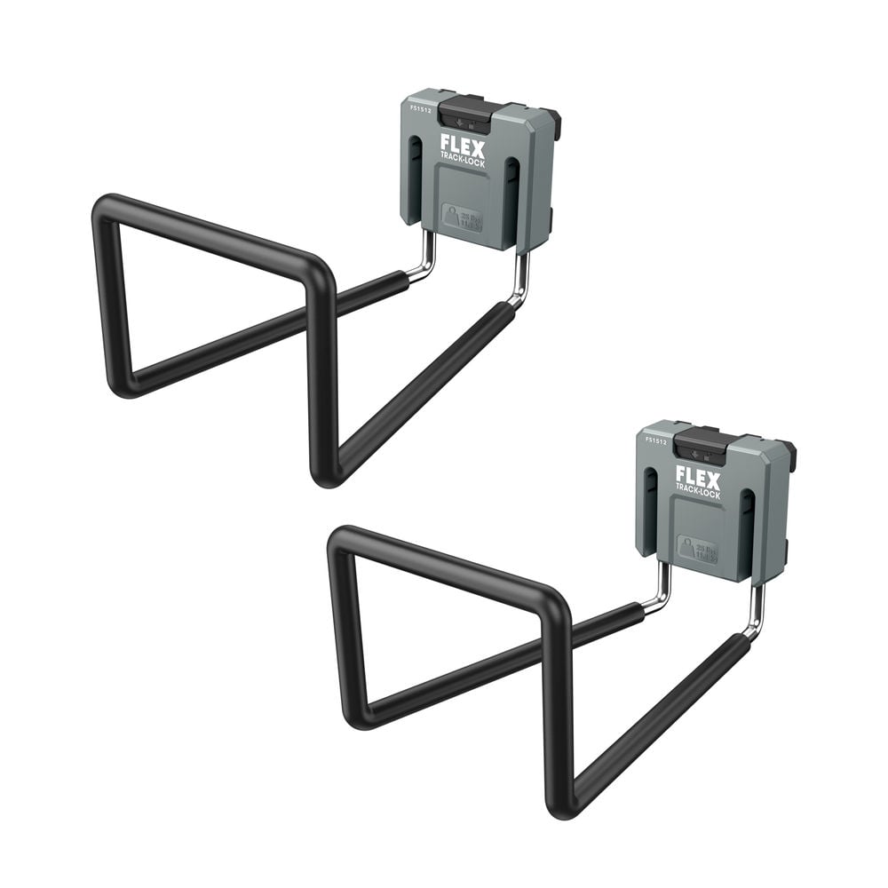 FLEX TRACK LOCK Large Folding U-Hook 2 Pieces