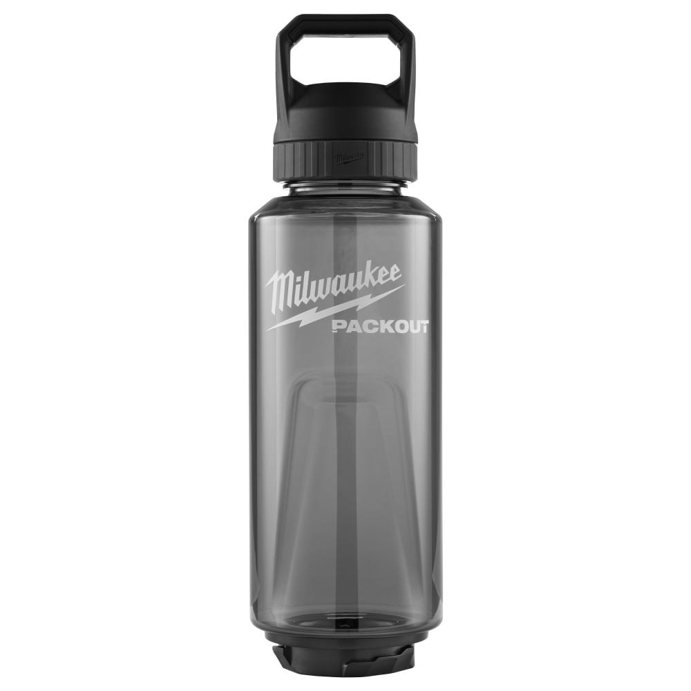 Milwaukee PACKOUT 48 Oz Bottle with Chug Lid, Black