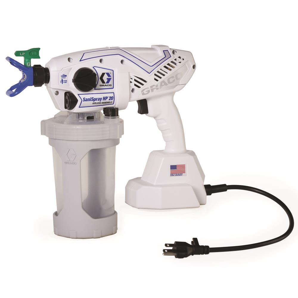 

Graco SaniSpray HP 20 Corded Handheld Airless Disinfectant Sprayer